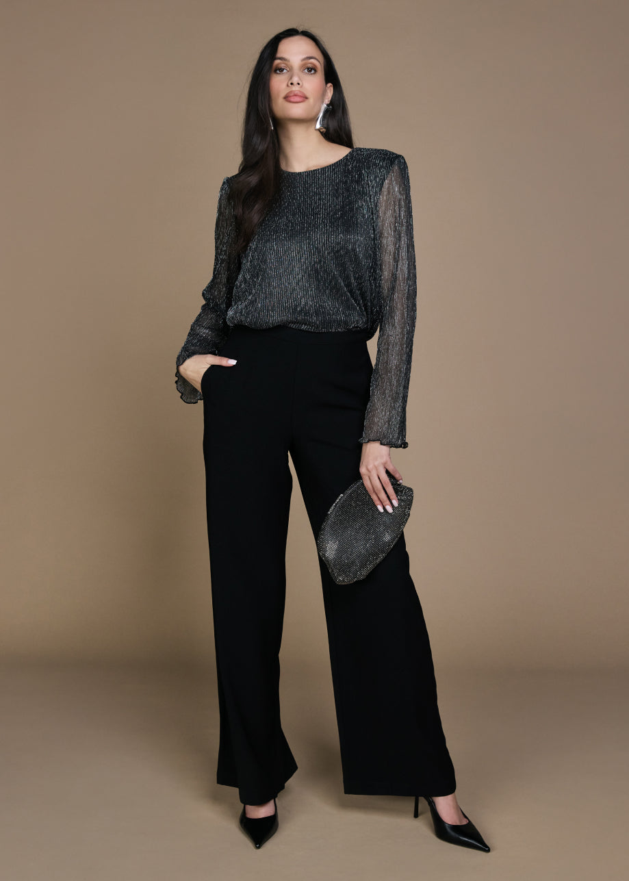 Tamia Top - Black Silver