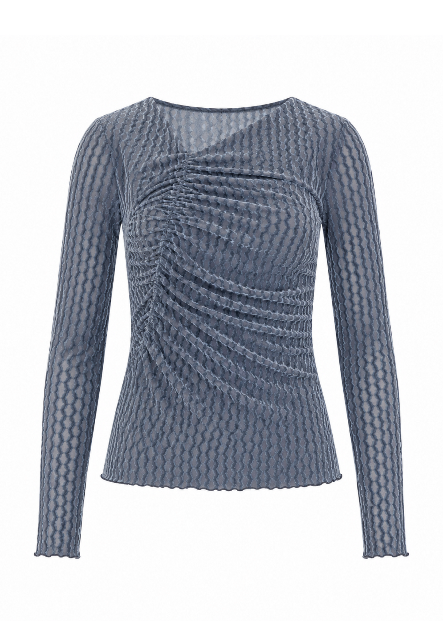 Tamina Mesh Top - Hazy Blue
