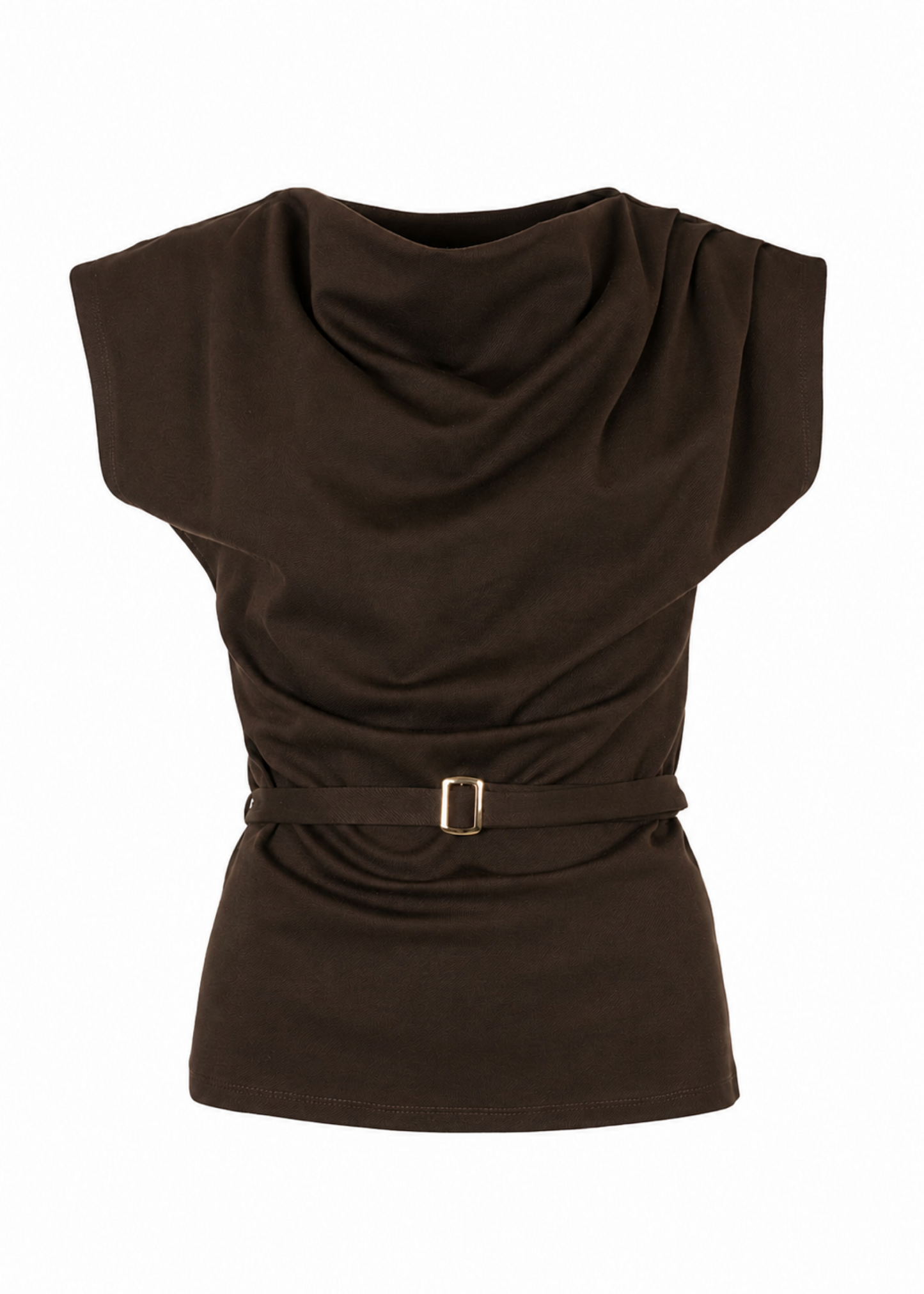 Tansy Tailored Top - Dark Chocolate