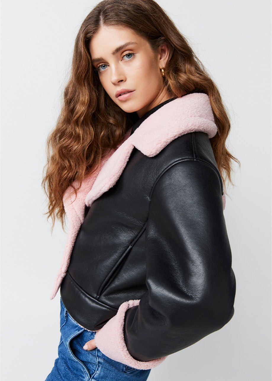 Taylora Mini Jacket Soft Pink