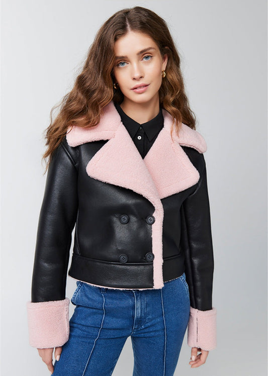 Taylora Mini Jacket Soft Pink