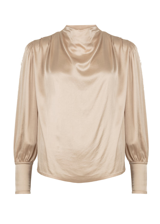 Teske Ls Blouse Beige