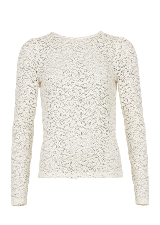 Tiana Ls Top Off-White