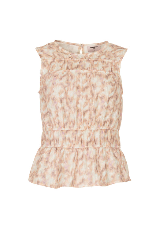 Tiff Sleeveless Top - Powder Blush