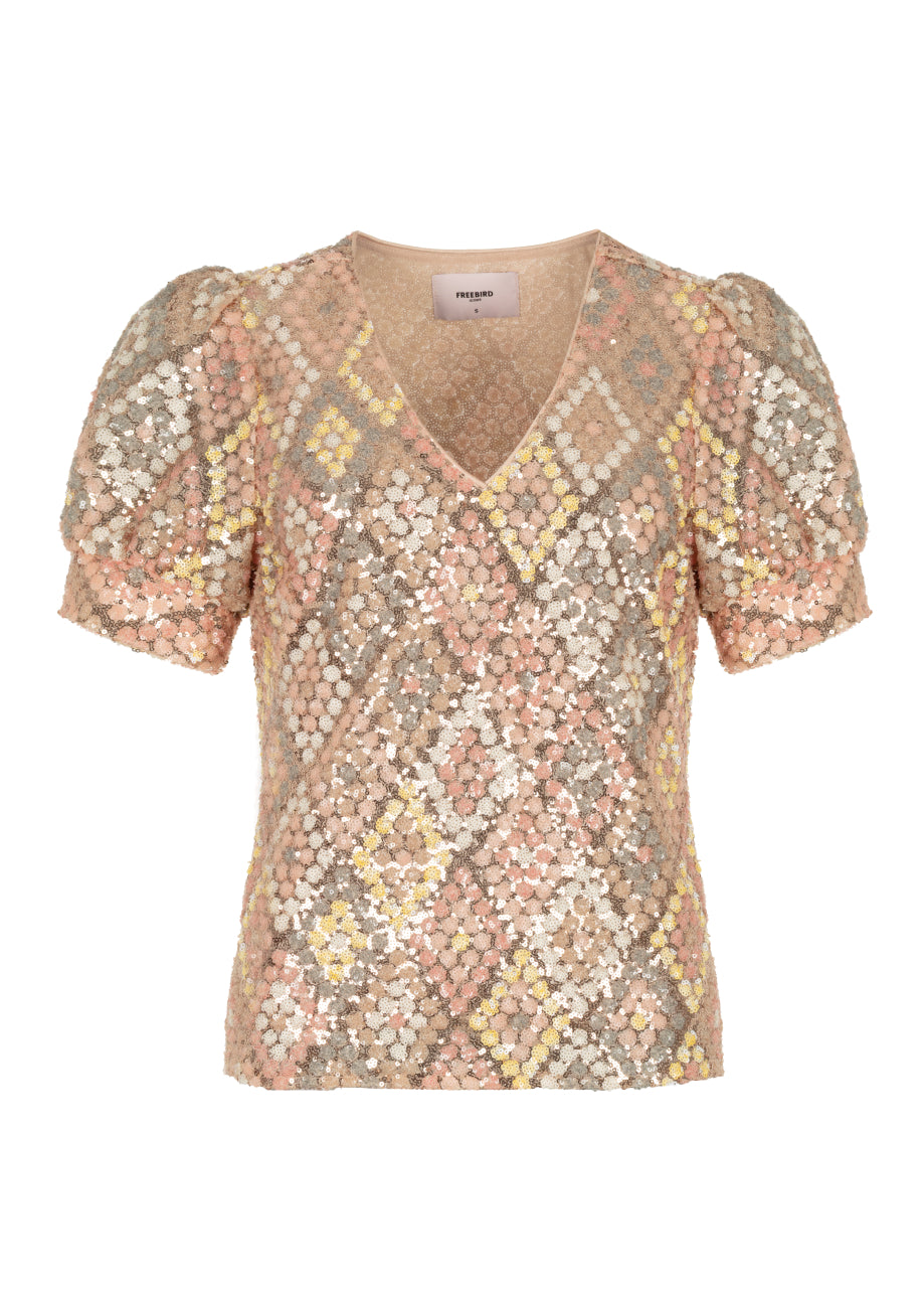Toronto Ss Top Multi champagne