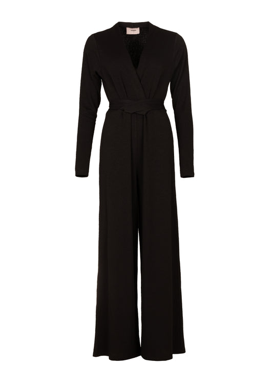 Vasili LS Jumpsuit Black