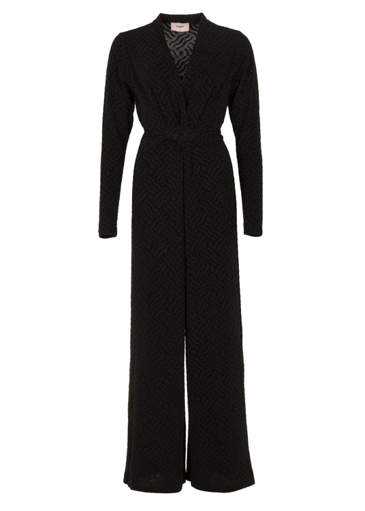 Vasili LS Jumpsuit Black
