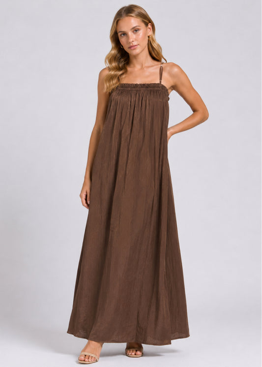 Dolce Dress - Golden Cacao
