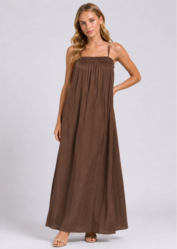Dolce Maxi Jurk - Golden Cacao