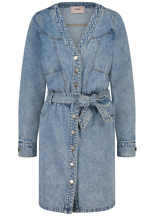 Dominiek Dress Blue wash