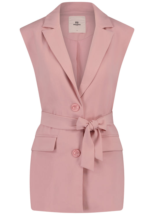 Loretta Gilet Soft pink
