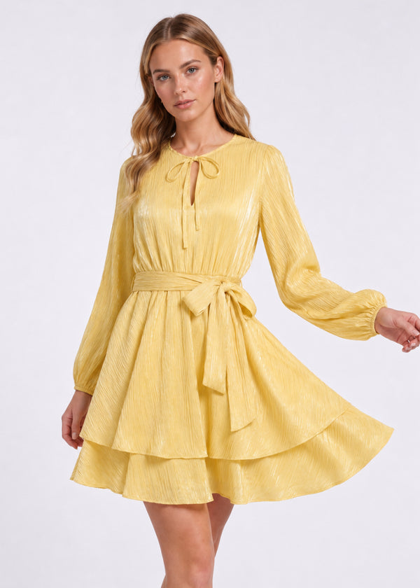 Dawn Flowy Jurk - Bright Sunshine