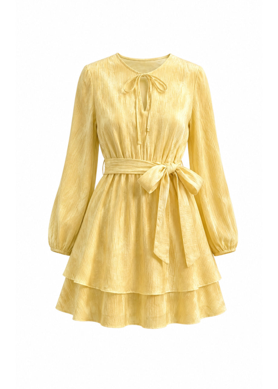 Dawn Flowy Dress - Bright Sunshine