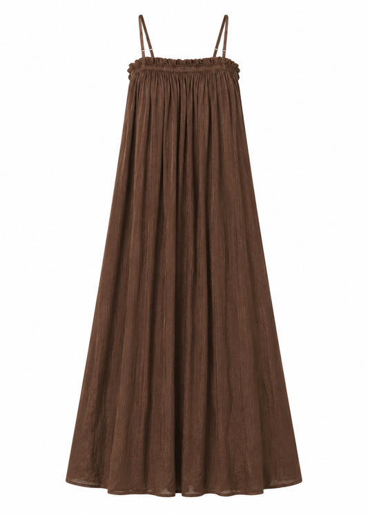 Dolce Maxi Jurk - Golden Cacao