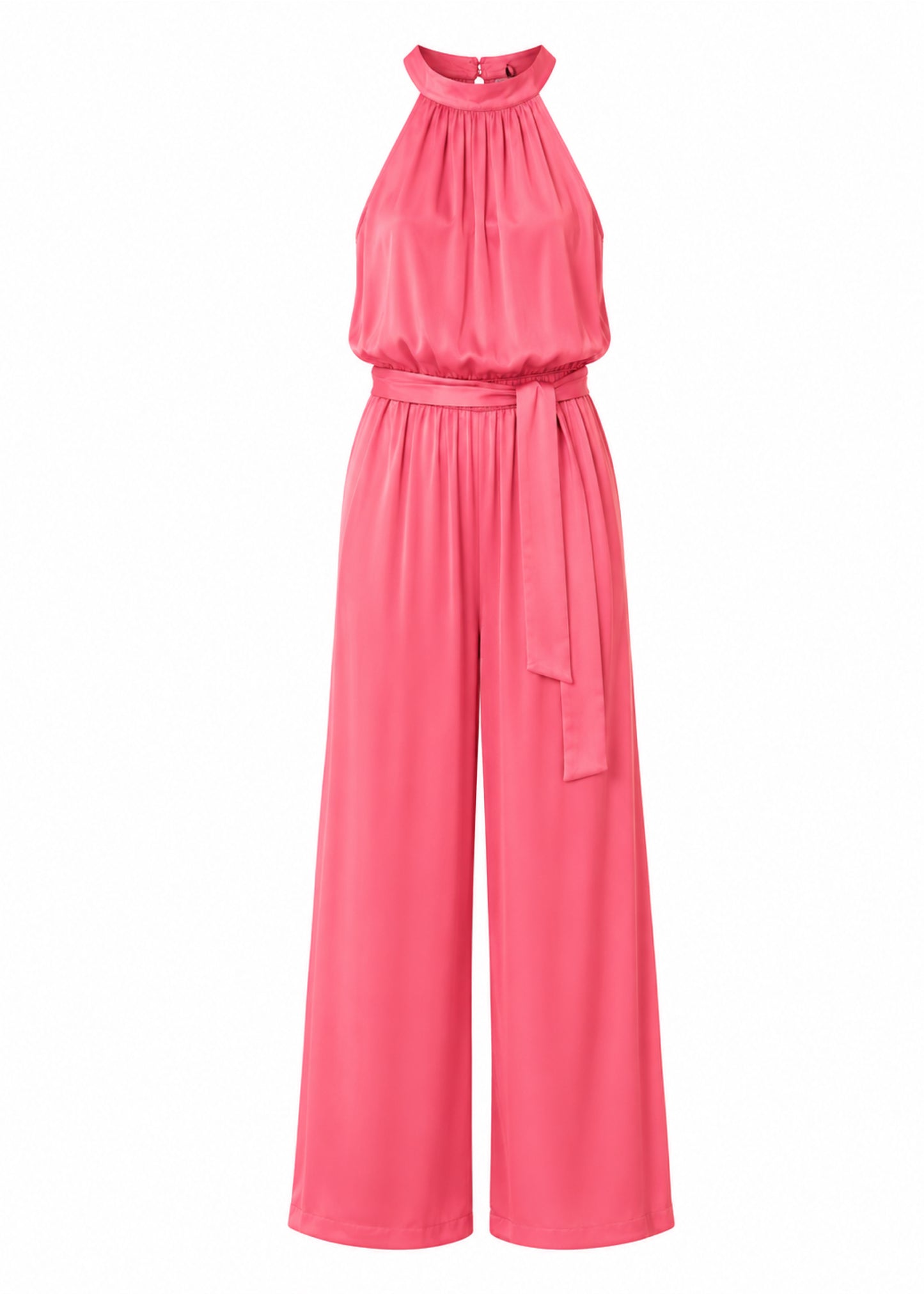 Joy Halter Jumpsuit - Flamed Rosé