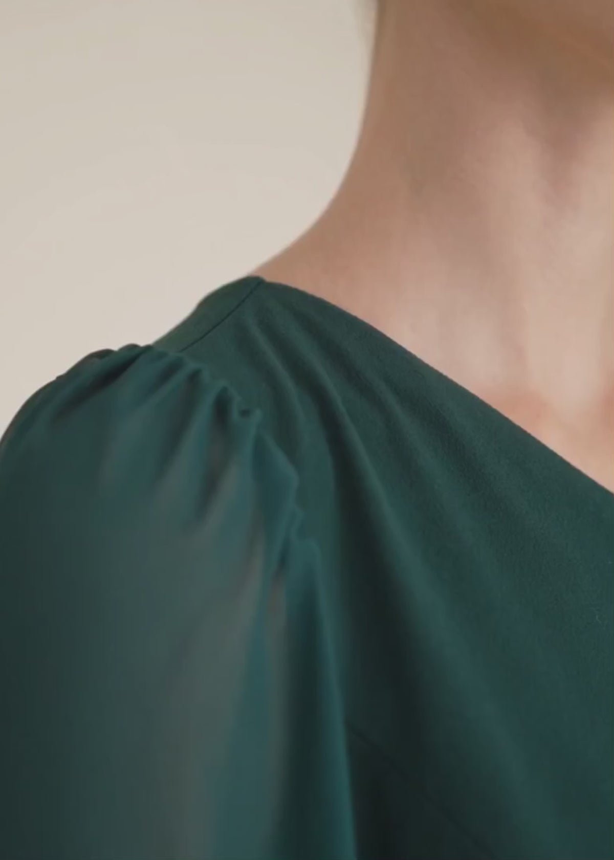 Jossy One-Shoulder Jumpsuit - Teal Green
