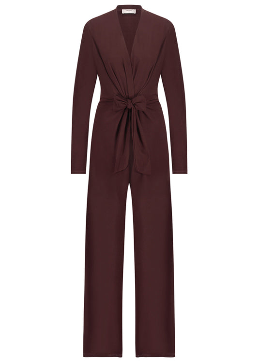 Vasili Jumpsuit Burgundy