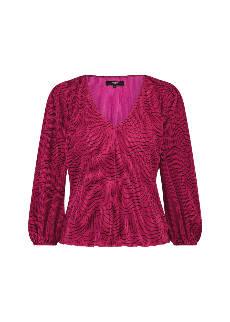 Gaylana Blouse Hot Pink