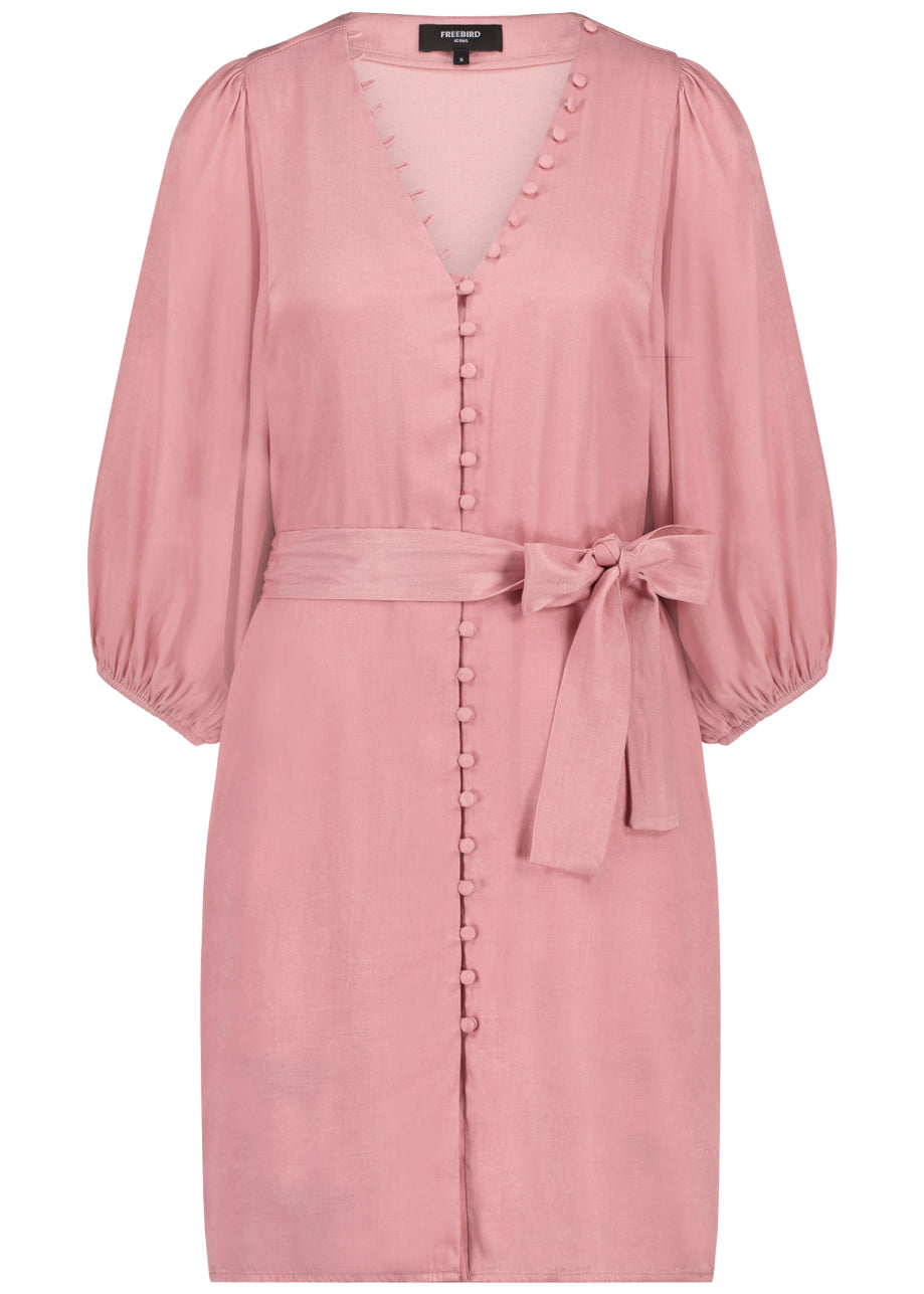 Leora Mini Jurk Pink Blush