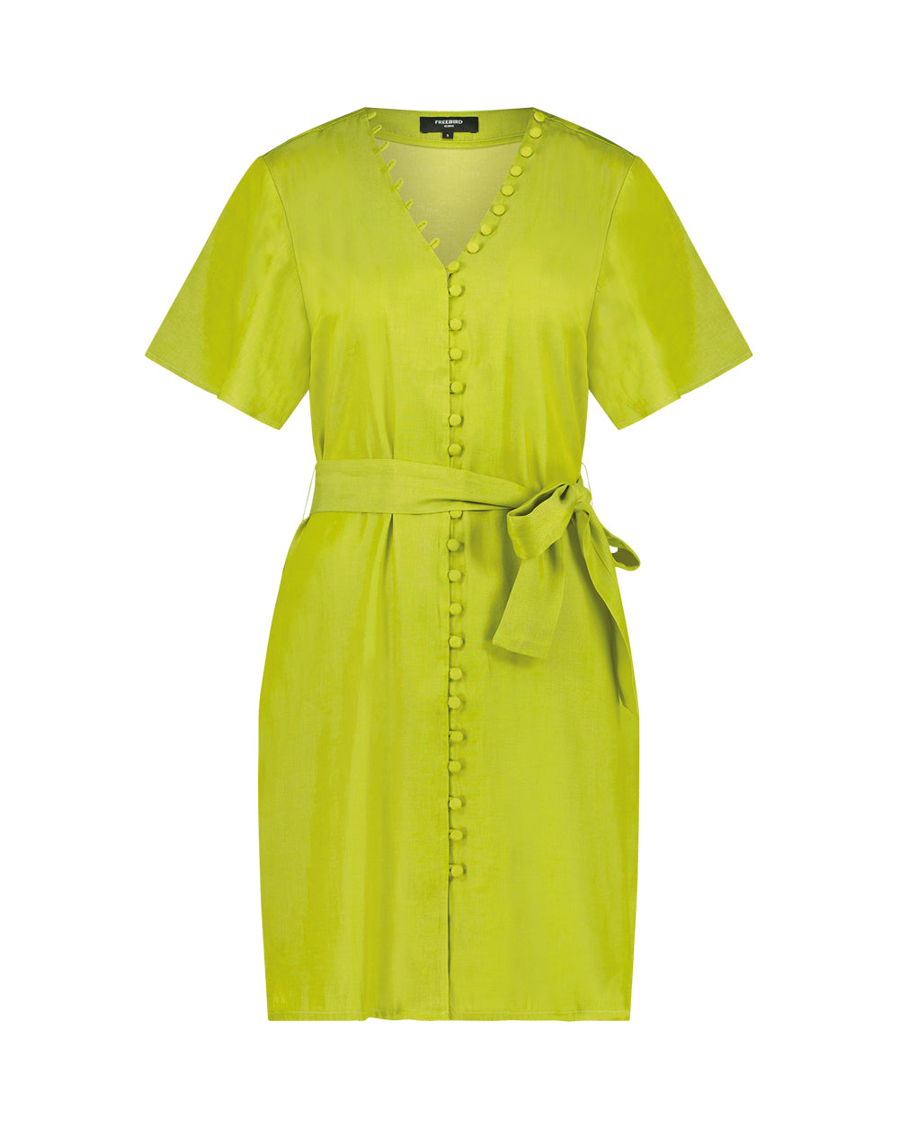 Leora Mini Dress Lime Green