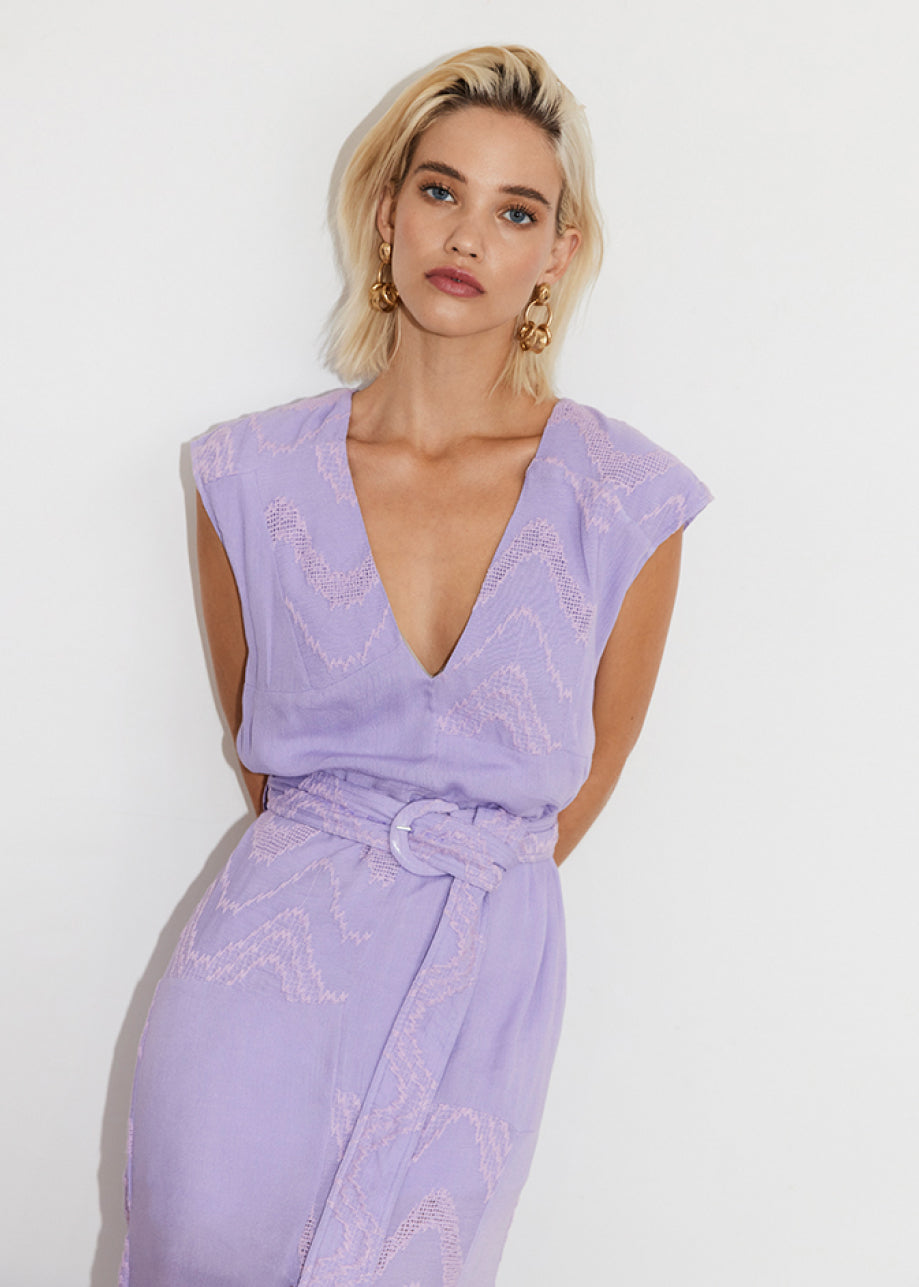 Mina Jurk Lila